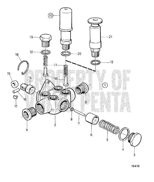 Volvo Penta - Gasket - Volvo Penta (240572)