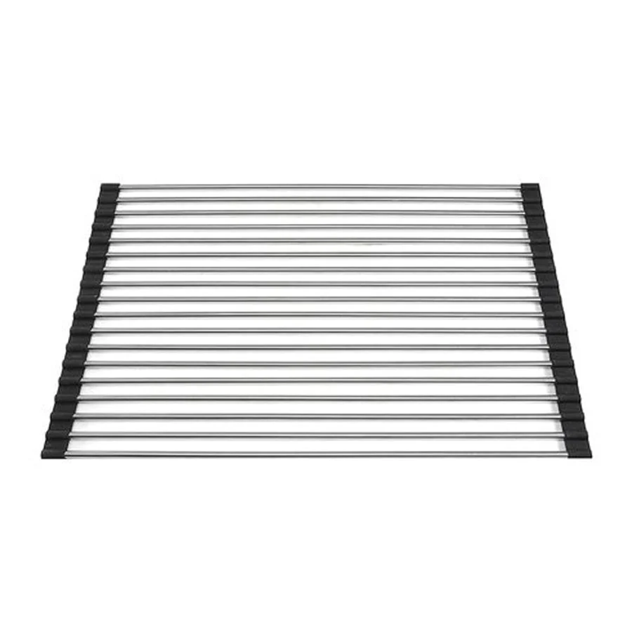 Dehco 137203 Stainless Steel Sink Roll Up Cover - 12-3/8 in. x 14 in. - 137203