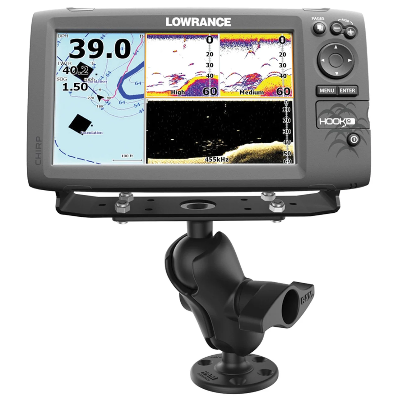 RAM Mounts Universal D Size with Short Arm - RAM-D-115-C