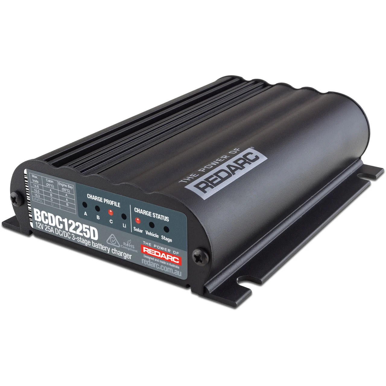 Redarc Bcdc1225d Bcdc Classic 25a In-vehicle Dc Battery Charger - BCDC1225D