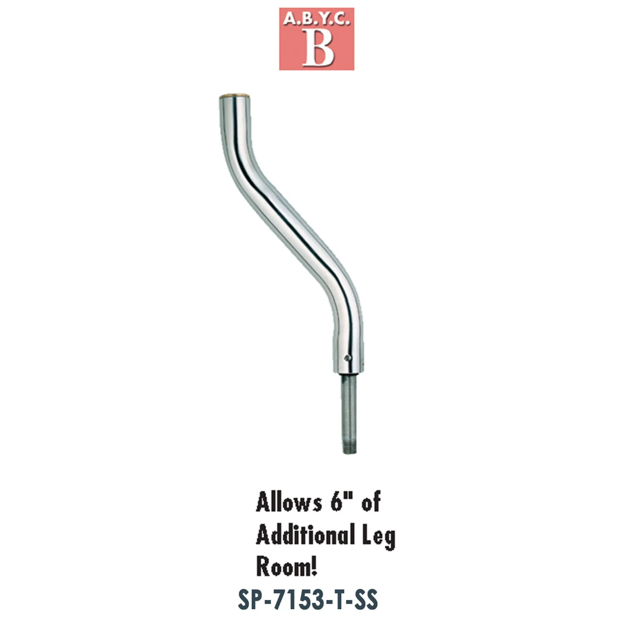 Attwood SP-7153-T-SS Lock'N-Pin 3/4" Pin Post - Polished Stainless Steel, Fixed 13" Hgt, 1.5" Dia, Threaded - SP-7153-T-SS