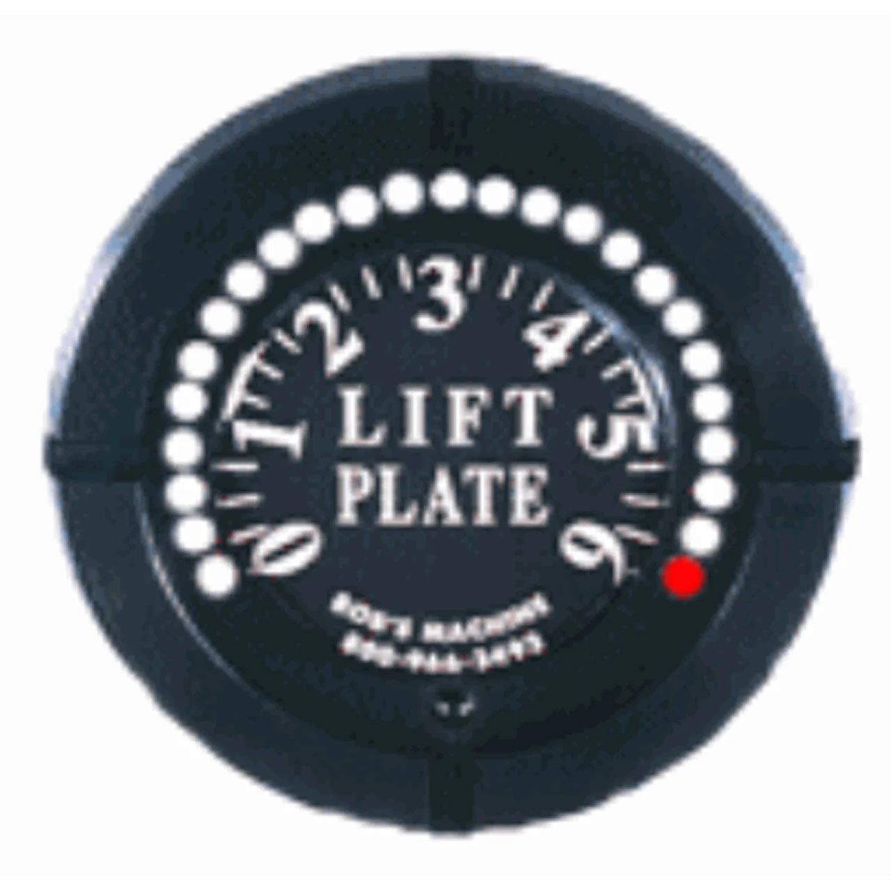 Bob's Machine 110-301000 Action Lift Plate LED Gauge - Black - 110-301000