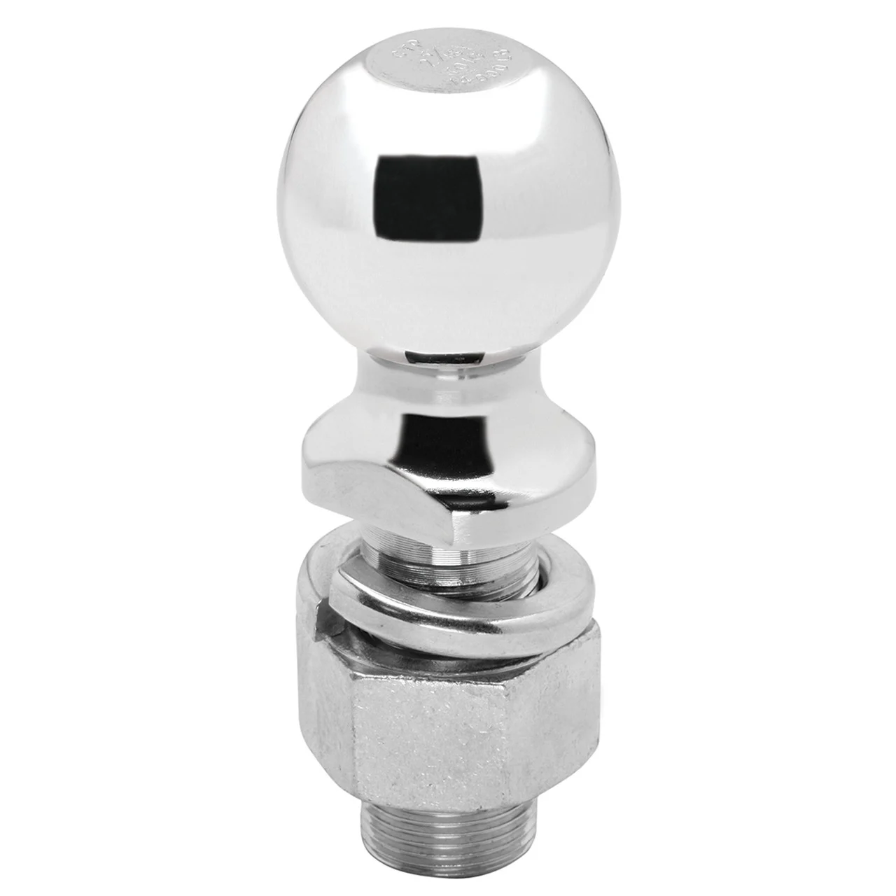 Reese 63836 Class V Hitch Ball - 2-5/16" Ball x 1-1/4" Shank x 2-3/4" Shank Length, 14,000 lbs. GTW, Chrome - 63836
