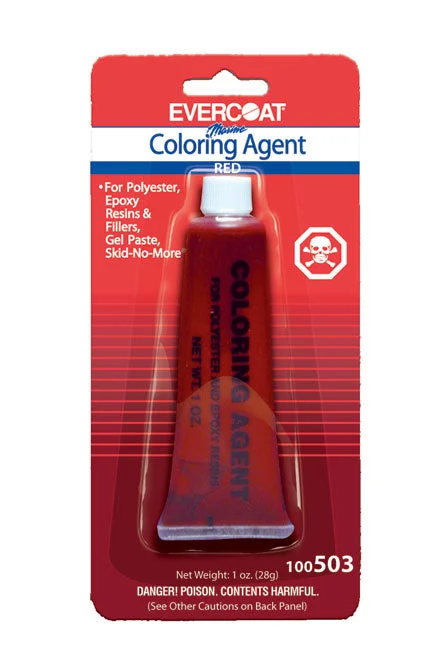 Evercoat Coloring Agent, Tropical Red 1 oz.