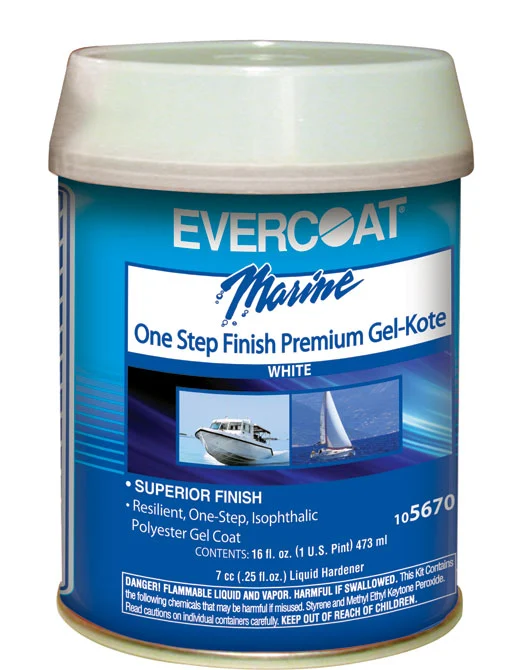 Evercoat One Step Premium Finish Gel-Kote, White 1 pint