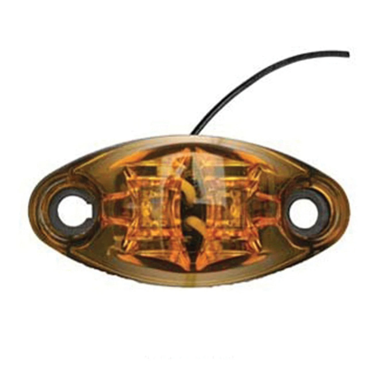 Diamond Group by Valterra DG52505VP LED Exterior Marker Light - 1-Wire Amber/Amber - DG52505VP