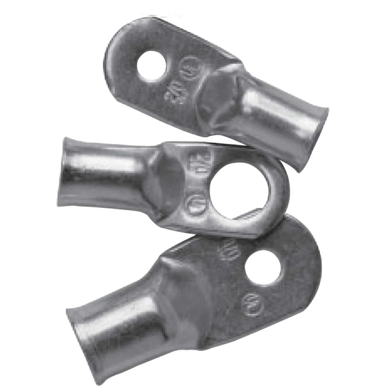 Ancor 242236 Tinned Copper Lugs - #8, 3/8", Pack of 25 - 242236