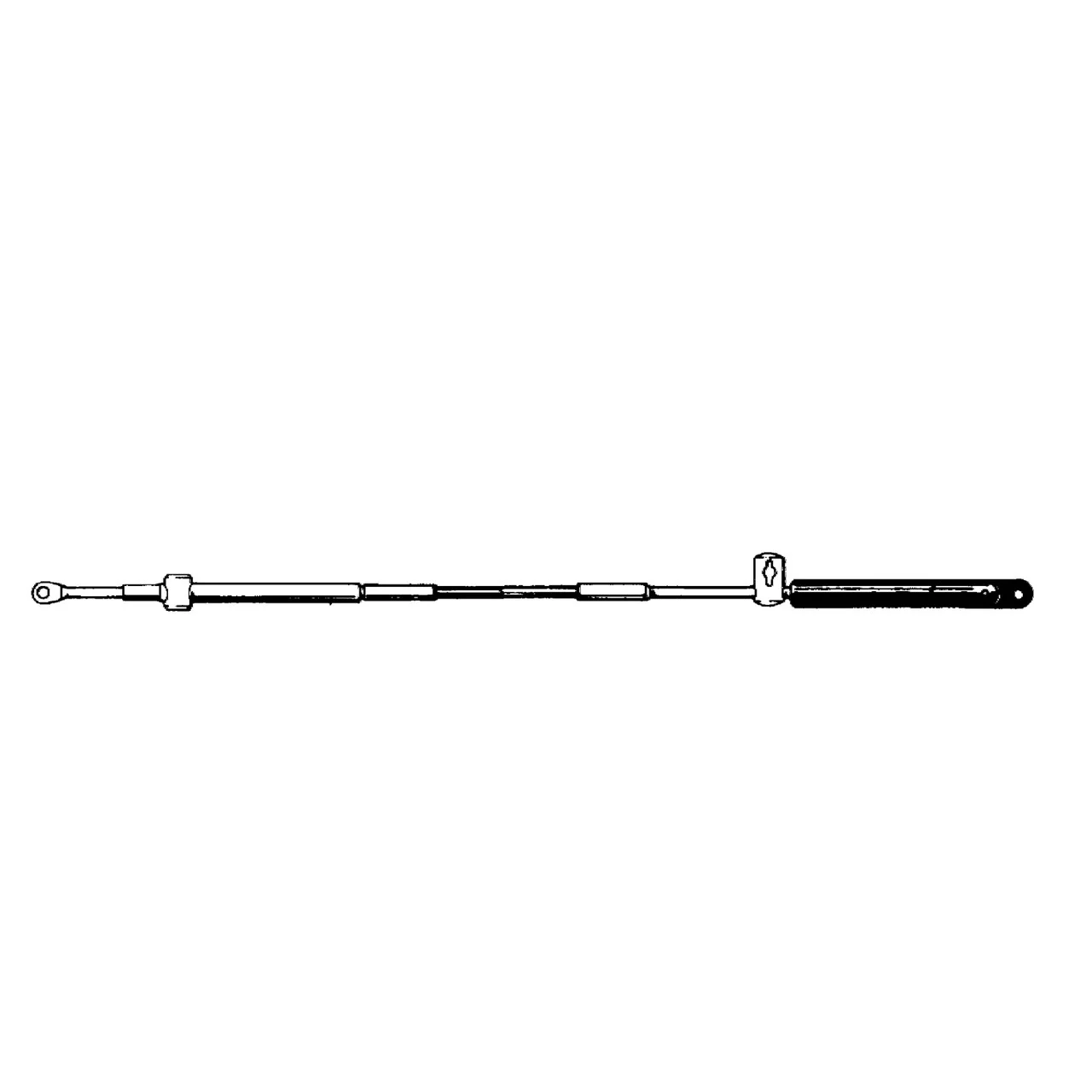 Uflex MACH36X20 Mach36 Mercury/Mercruiser/Mariner/Volvo Control Cable - 20' - MACH36X20