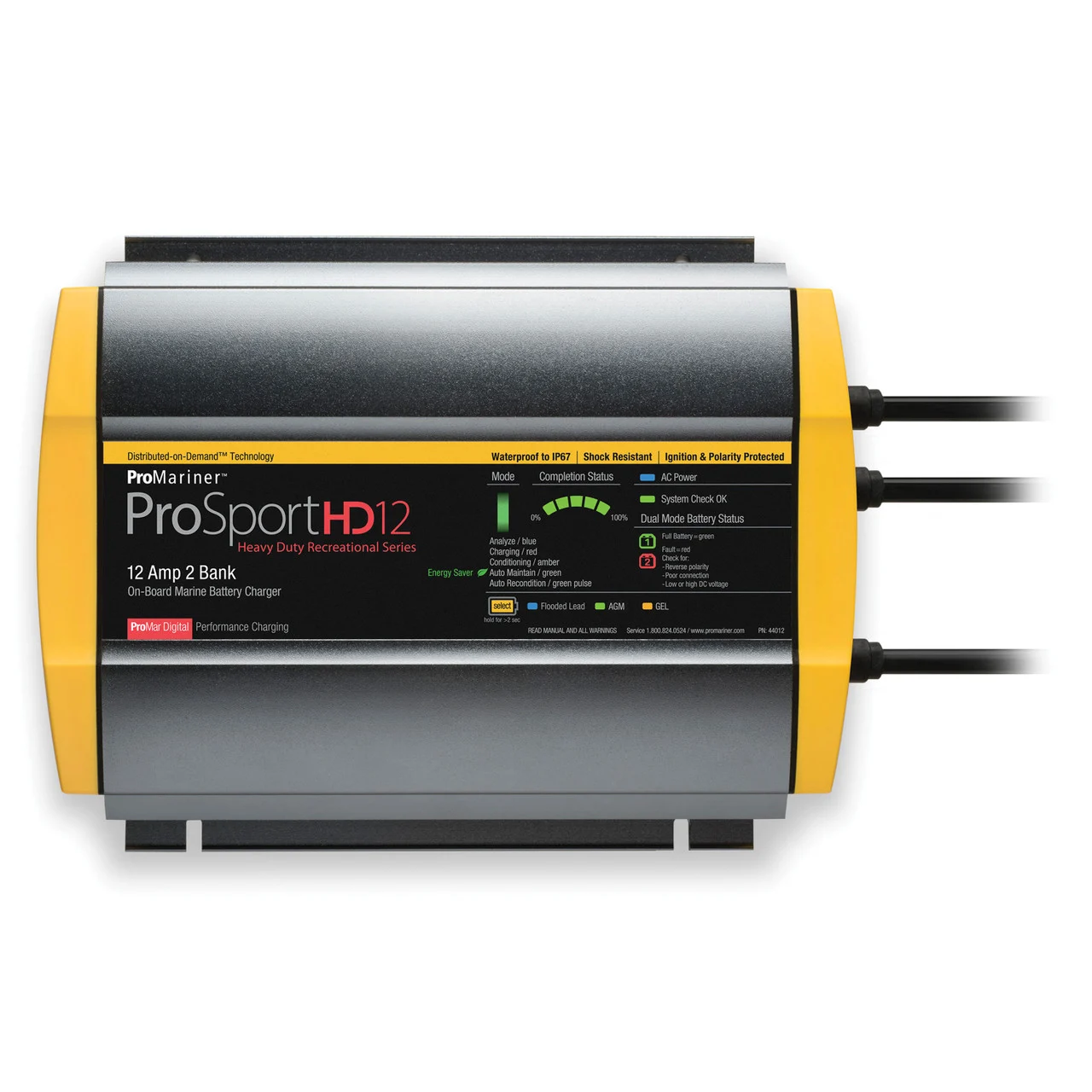 ProMariner 44012 ProSportHD Series Battery Charger - 12 Amp - 44012