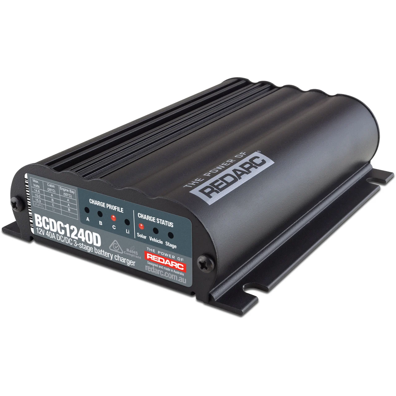 Redarc Bcdc1240d Bcdc Classic 40a In-vehicle Dc Battery Charger - BCDC1240D