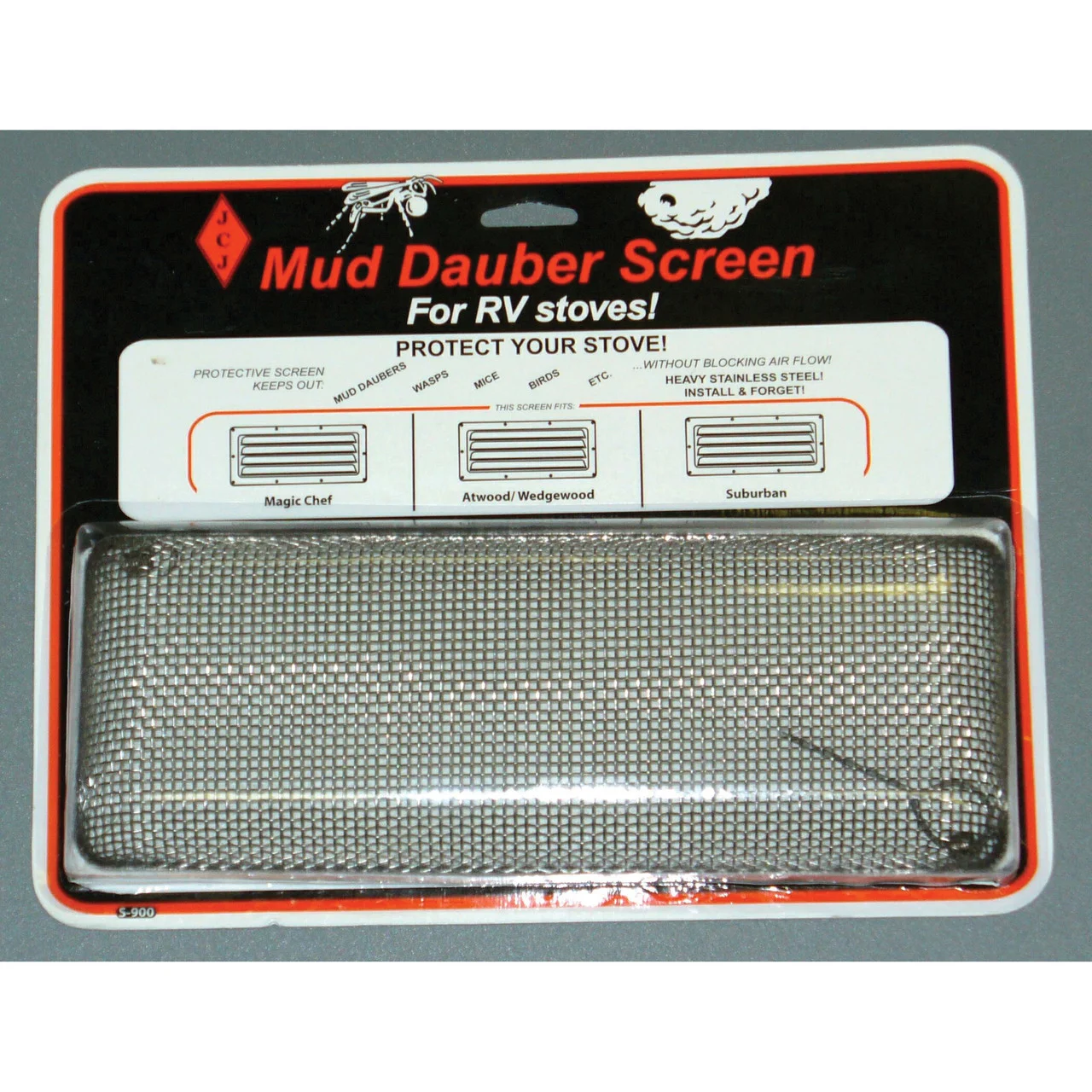 JCJ Enterprises S-900 RV Gas Range Mud Dauber Screens for Magic Chef and Atwood - S-900