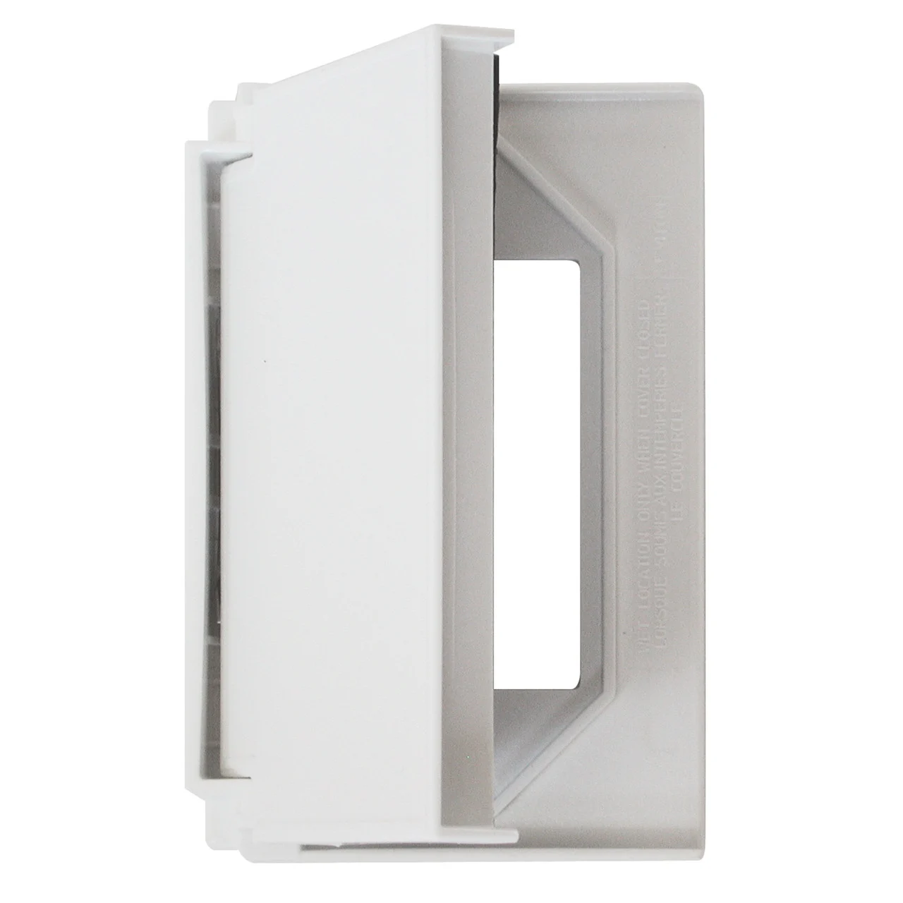 Diamond Group by Valterra DG52516VP Weatherproof Decor Receptacle Cover - White - DG52516VP