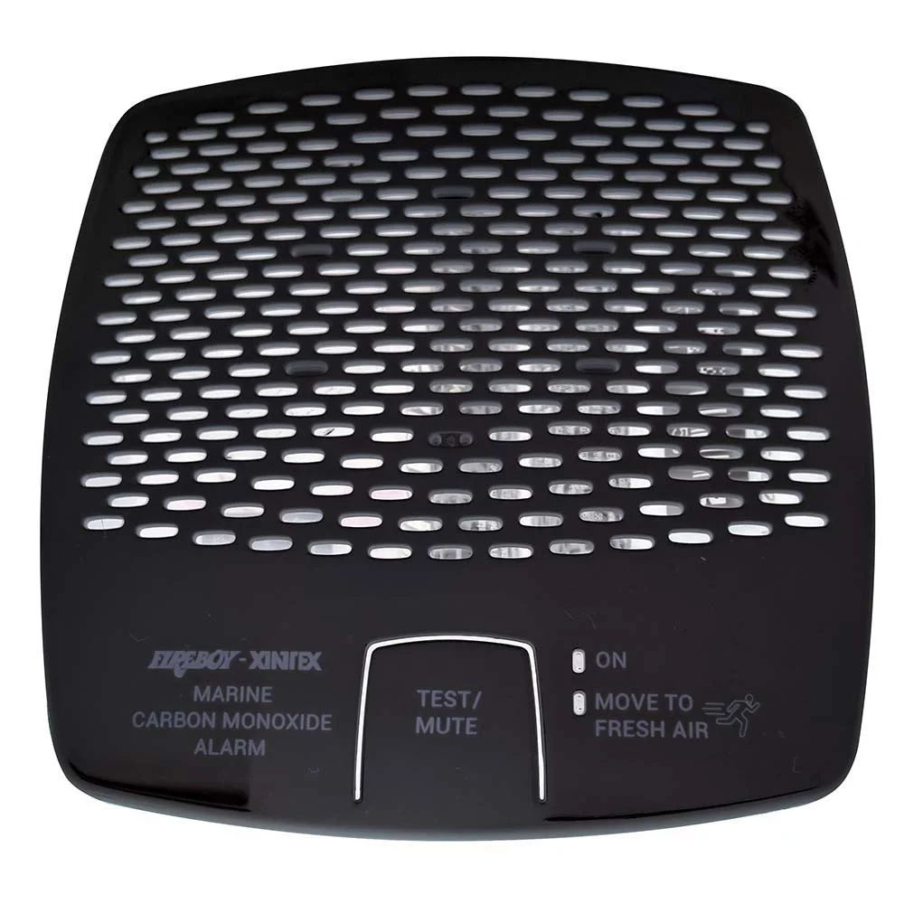 Fireboy-Xintex CO Alarm 12/24V DC w/Interconnect - Black – Marine Boat Replacement Part