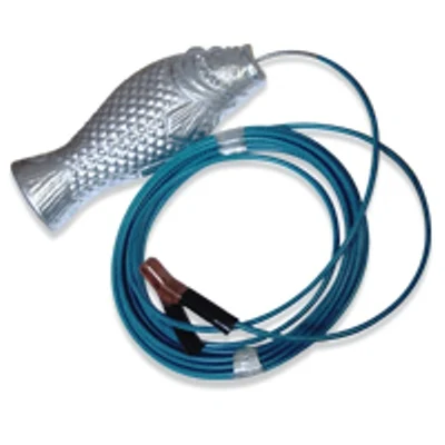 Suspended Grouper Fish Zinc Anode 6.62 Lbs W/20' Cable