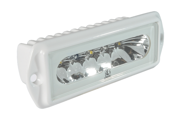 FLOOD LIGHT CAPRI2 FLUSH WHITE/RED