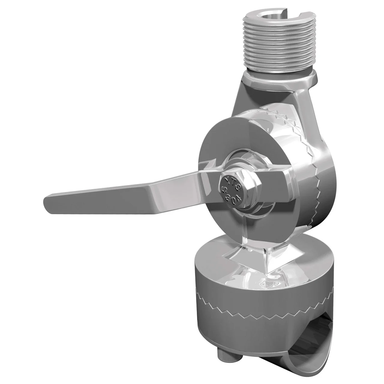 Shakespeare 4188-SL Stainless Steel Swivel Ratchet with Rail Mount - 4188-SL
