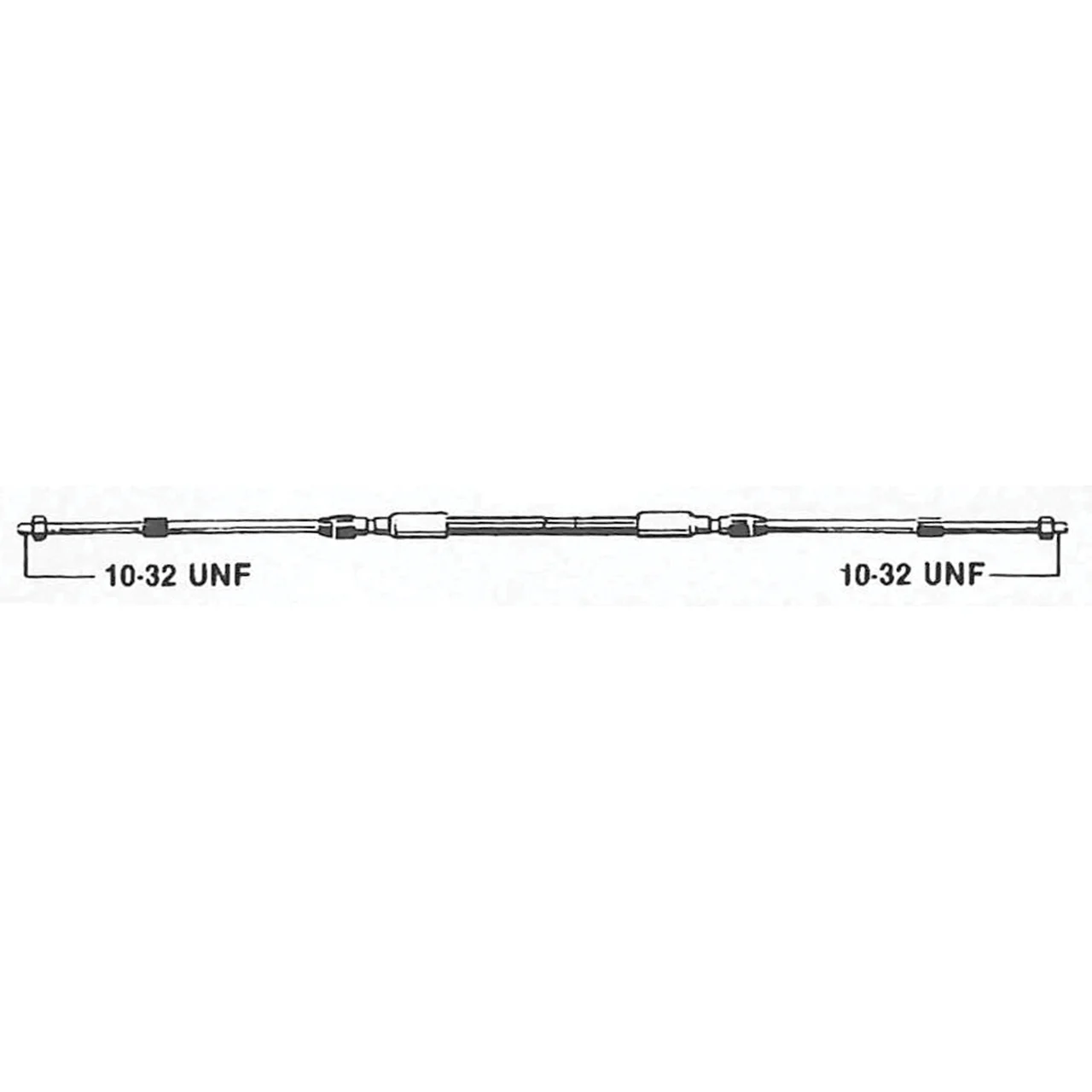 Uflex C2X19 Engine Control Cable - 3300 Style, 19' - C2X19
