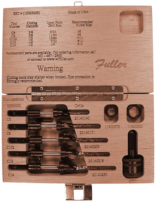 Fuller #9 Countersink Drill Set