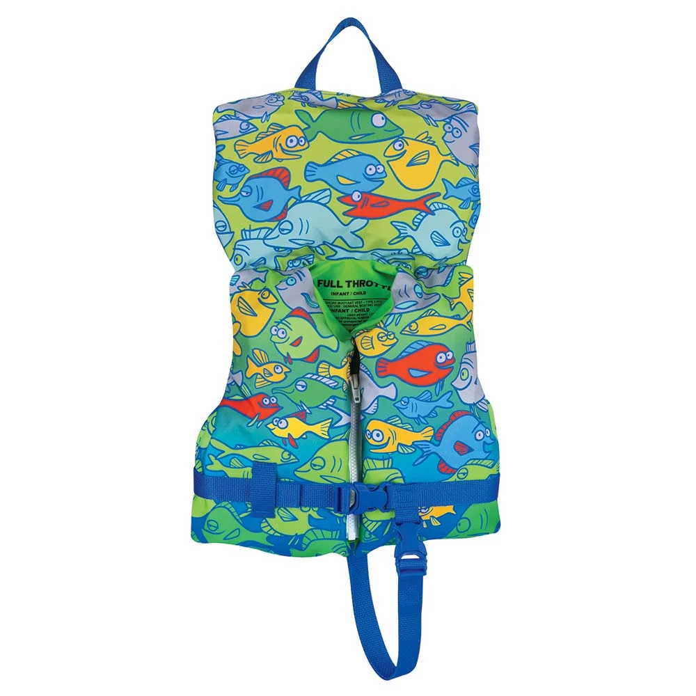 Full Throttle Character Vest - Infant/Child Less Than 50lbs - Fish – Marine Boat Replacement Part