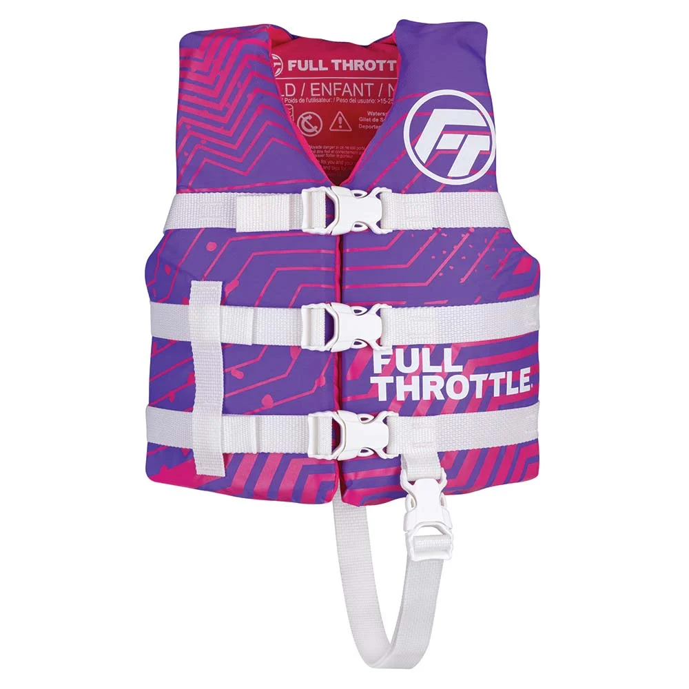 Full Throttle Child Nylon Life Jacket - Purple – Marine Boat Replacement Part