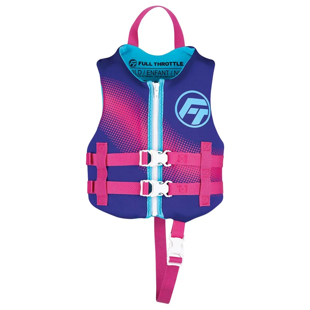 Full Throttle Child Rapid-Dry Life Jacket -Purple – Marine Boat Replacement Part