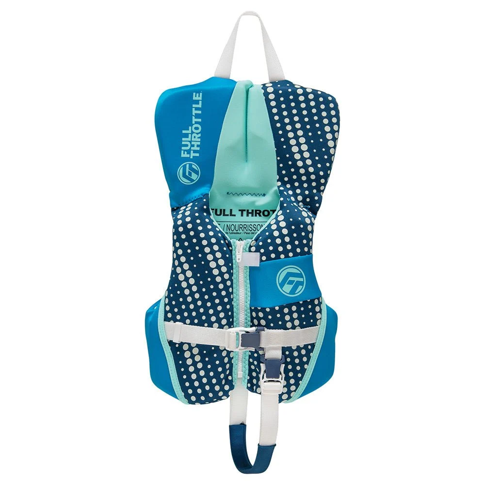 Full Throttle Infant Rapid-Dry Flex-Back Life Jacket - Aqua – Marine Boat Replacement Part