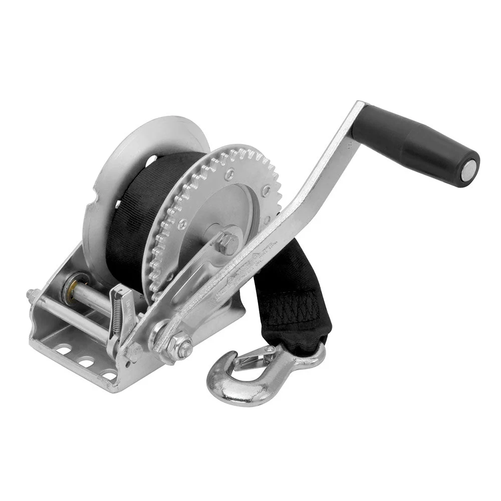 Fulton 1,100 lbs. Single Speed Winch w/20' Strap Included – Marine Boat Replacement Part