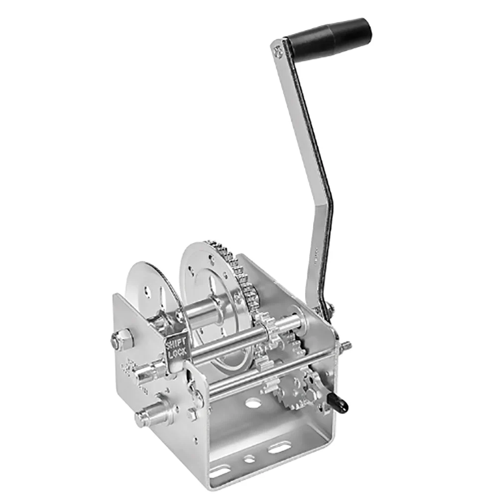 Fulton 2000lb 2-Speed Winch - Strap Not Included – Marine Boat Replacement Part
