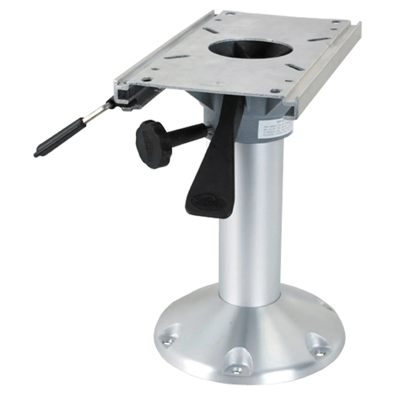 Springfield Marine 1240716-L Second Generation Pedestal - 12" With Slide/Swivel - 1240716-L