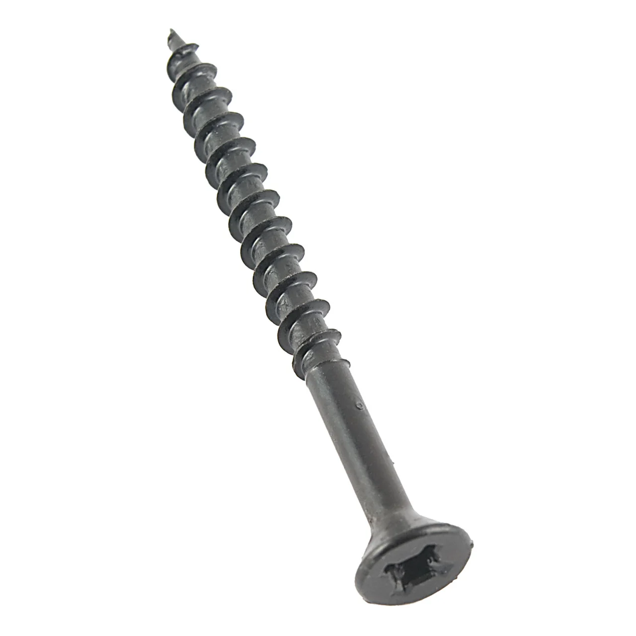 AP Products 012-FSQ100 BL 8 X 3 Black Flat Head Screws, 3" / Pack Of 100 - 012-FSQ100 BL 8 X 3