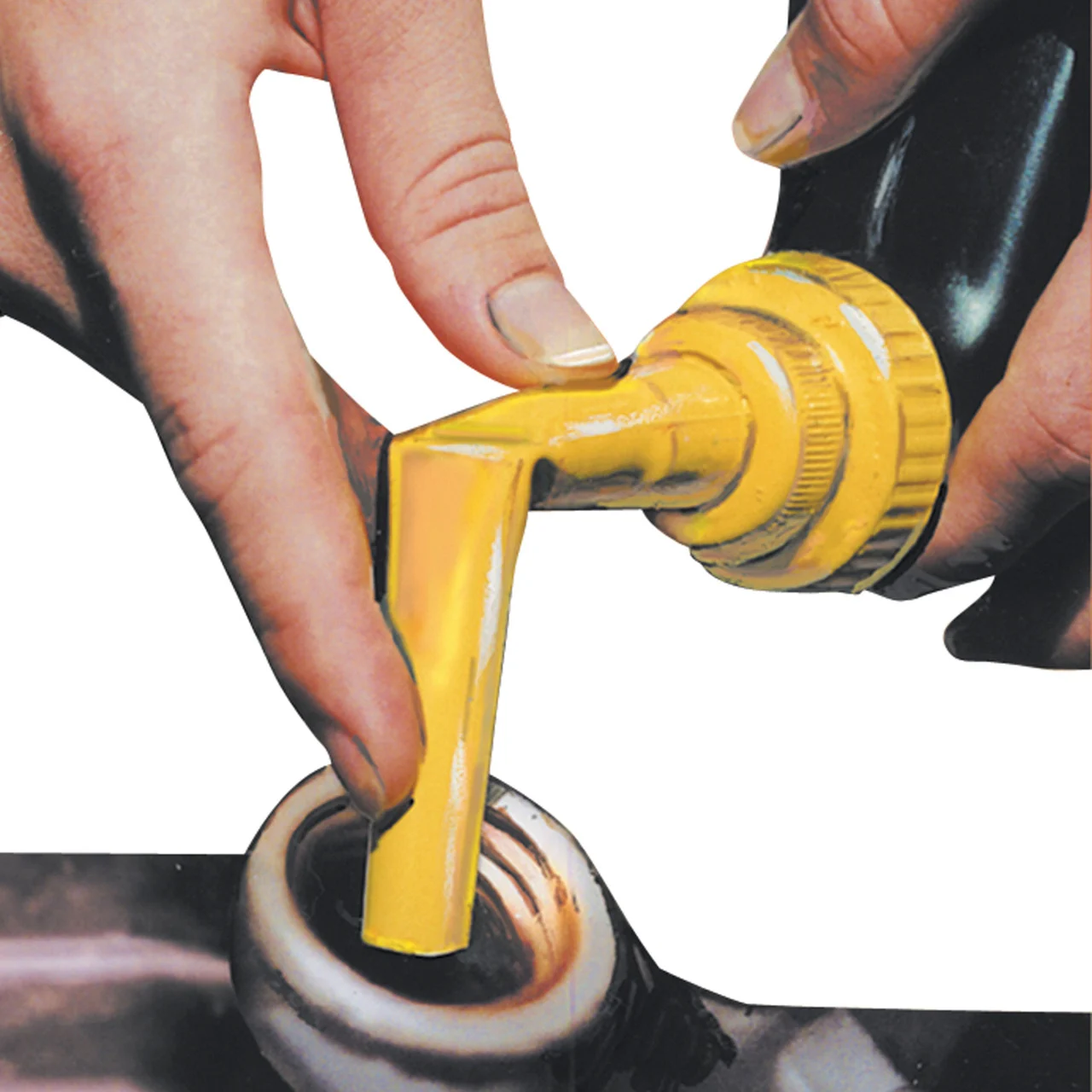 Funnel King 32197 Twelve Flexible Spout Funnels On Clip Strip - 32197