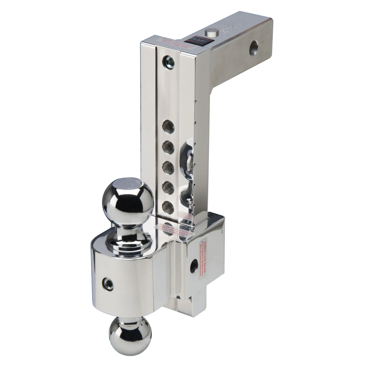 Fastway 47-00-3400 FLASH Silent Tow Ball Mount - 2" Receiver, 4" Drop, 2" & 2-5/16" Chrome Ball - 47-00-3400