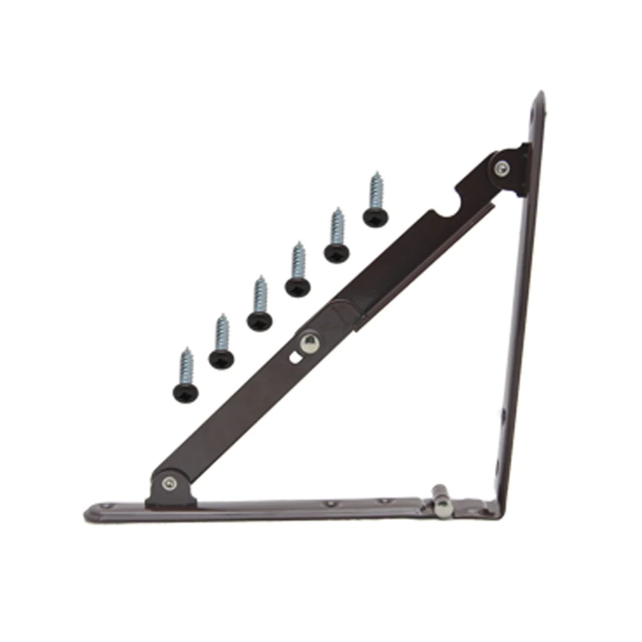 AP Products 013-243 Folding Shelf Bracket, Brown - 013-243