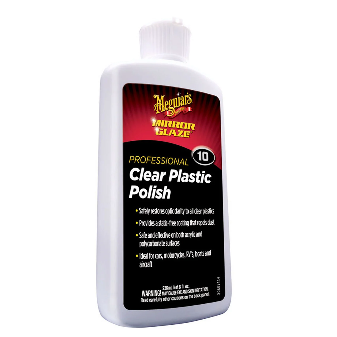 Meguiar's M1008 Clear Plastic Polish #10 - M1008