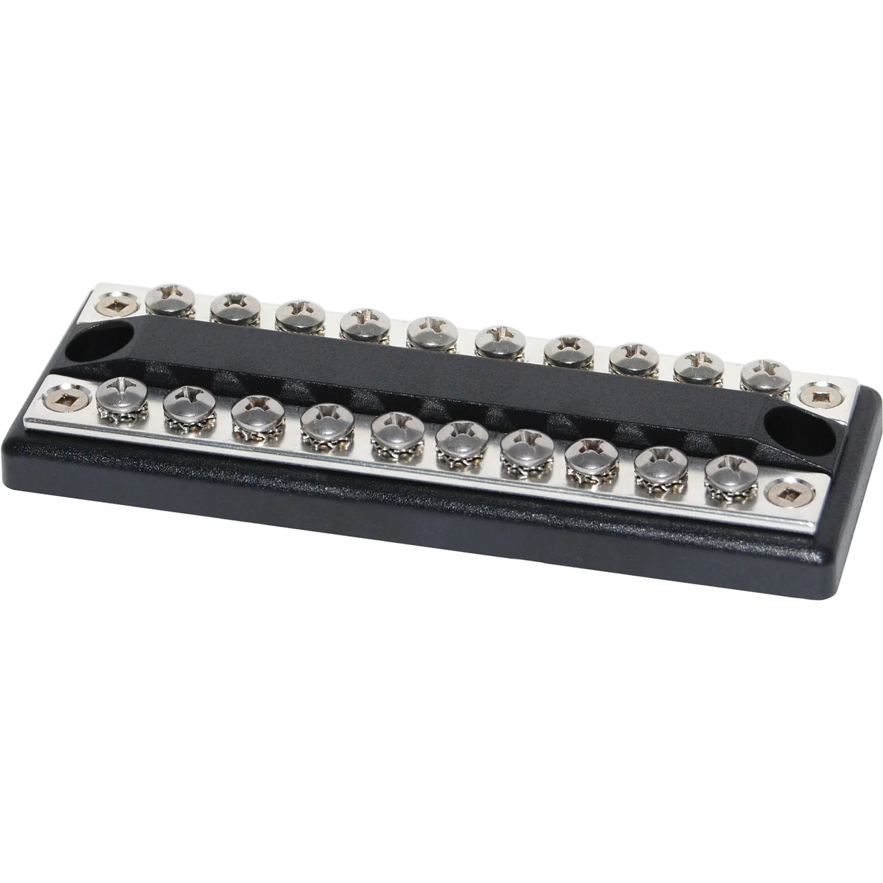 Blue Sea Systems 2702-BSS DualBus 100A BusBar - 10 Circuit - 2702-BSS
