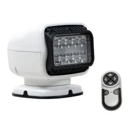 Golight Gt Series Led Hybrid Light Permanent Mount W/Handheld Wireless Remote - 12v - White