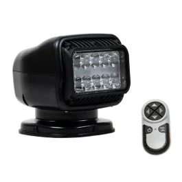 Golight Gt Series Led Hybrid Light Permanent Mount W/Hardwired Dash Mount Remote - 12v - Black