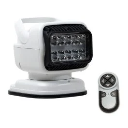 Golight Gt Series Led Hybrid Portable Light W/Permanent Shoe Mount Handheld Wireless Remote - 12v - White