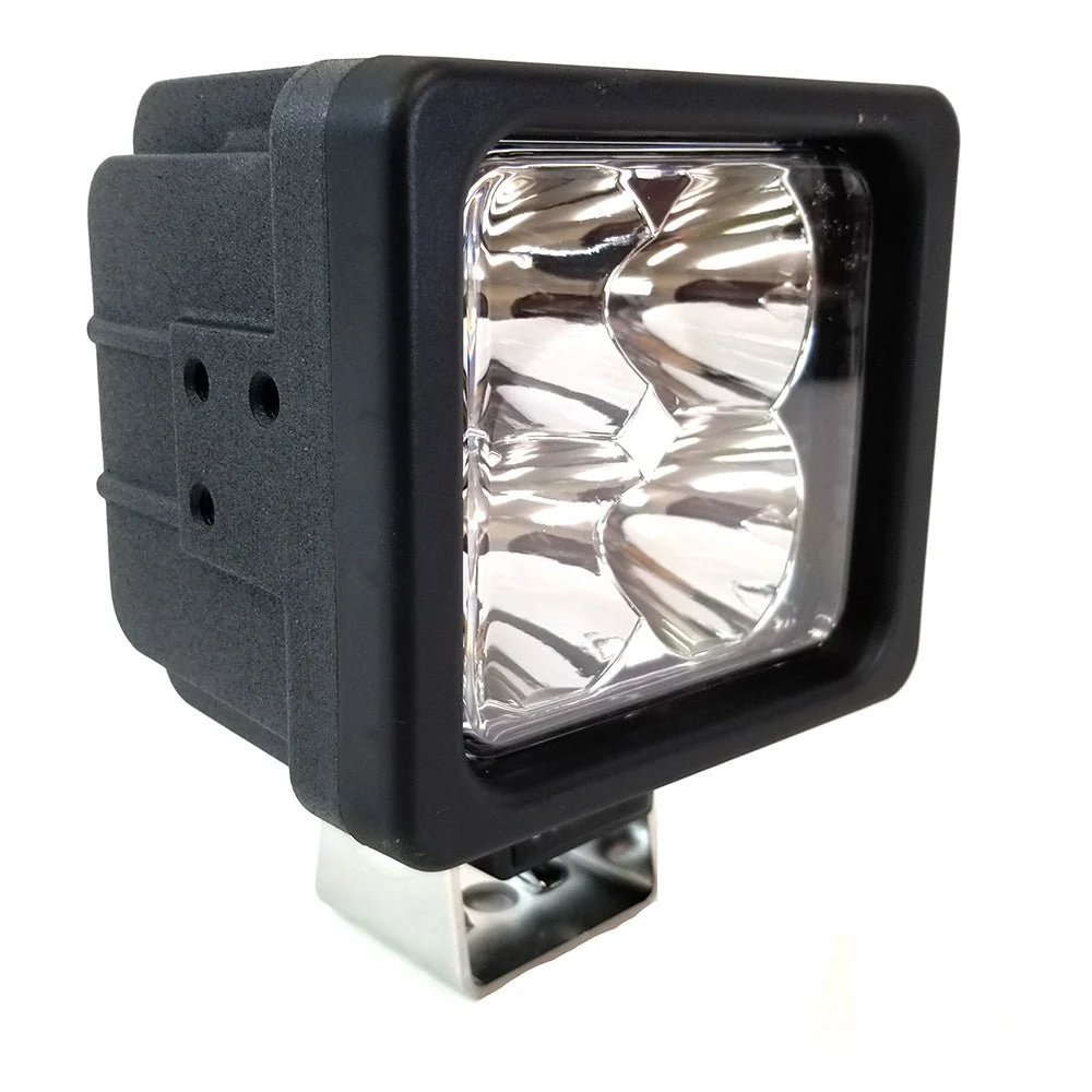 Golight GXL LED Work Light Series Spot Light Fixed Mount w/No Remote - 12V - Black – Marine Boat Replacement Part