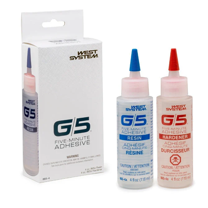 West System G/5 Adhesive - 16oz Resin, 16oz Hardener
