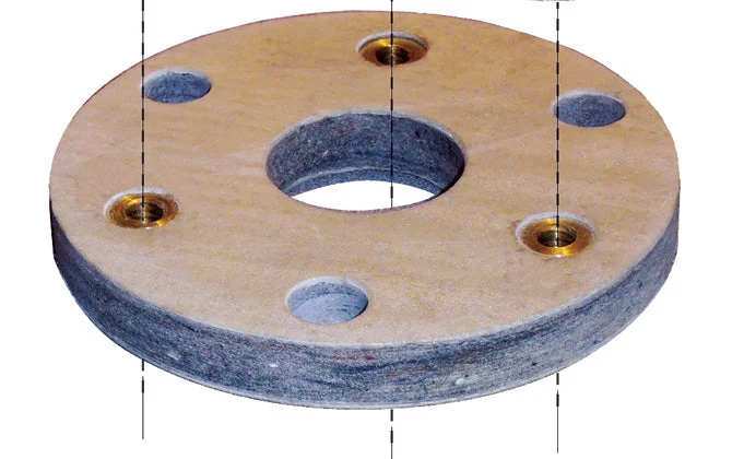Groco Backing Block Fits Seacock 1250 & 1500