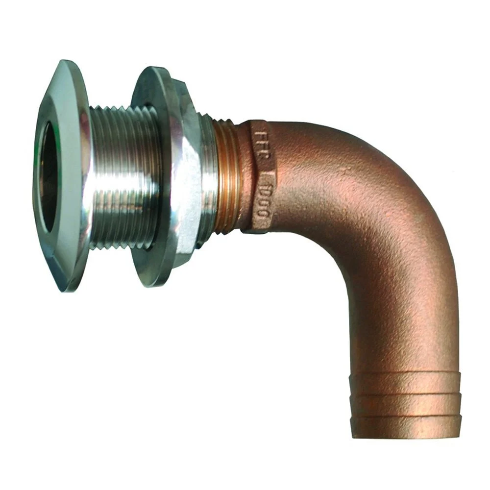 Groco 1" 90 Degree Hose Thru-Hull Fitting – Boat Pump & Plumbing Part