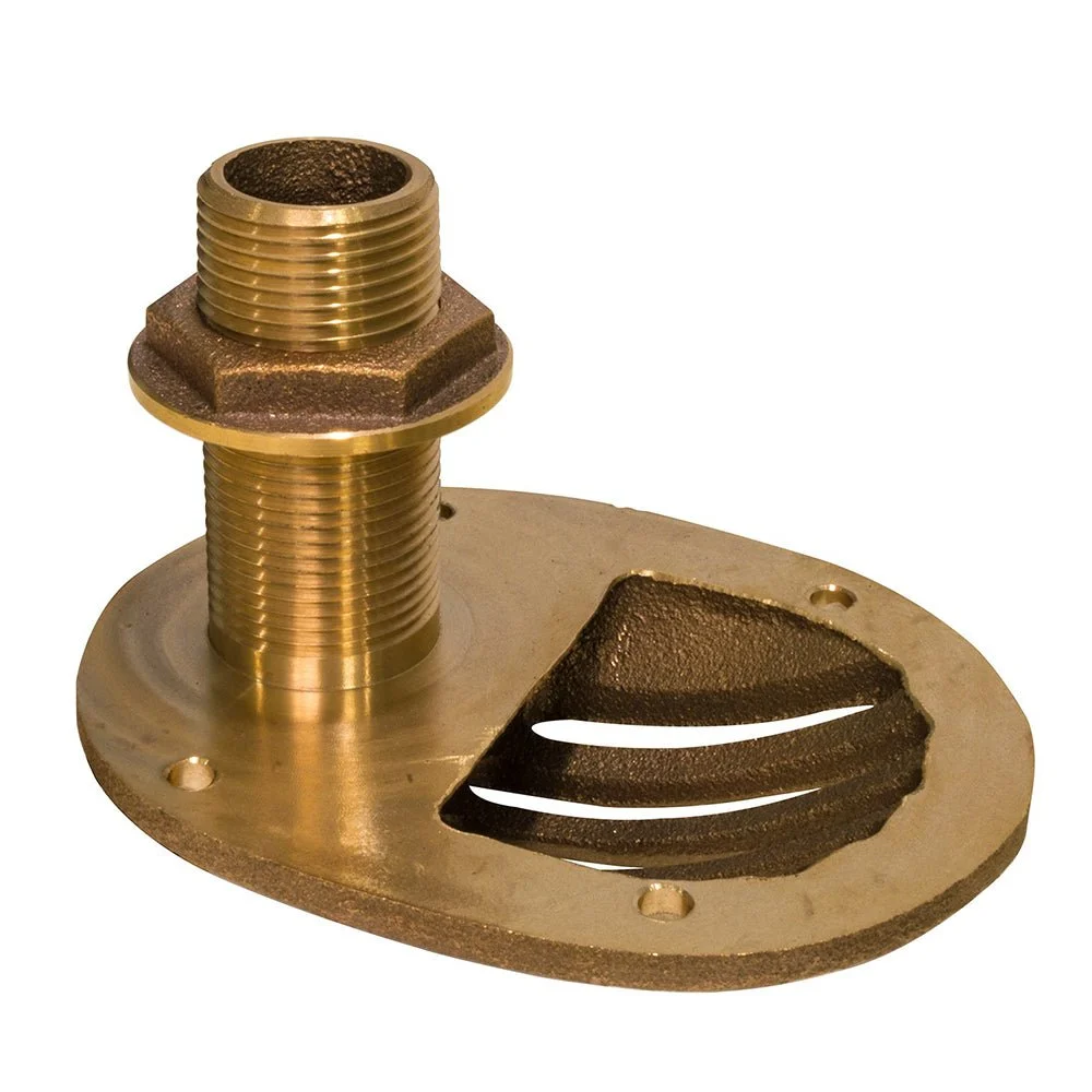 Groco 1" Bronze Combo Scoop Thru-Hull w/Nut – Boat Pump & Plumbing Part
