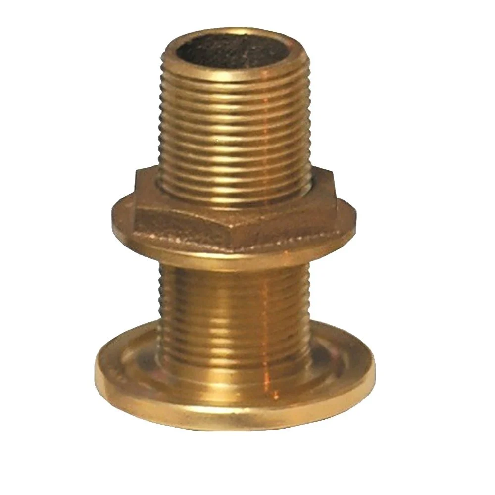Groco 1" NPS NPT Combo Bronze Thru-Hull Fitting w/Nut – Boat Pump & Plumbing Part