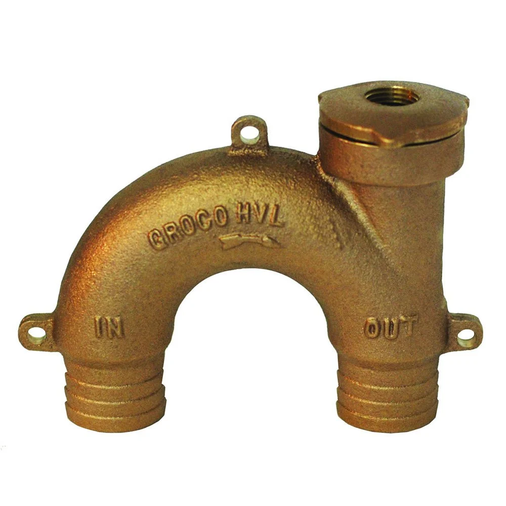 Groco Bronze Vented Loop - 2" Hose – Boat Pump & Plumbing Part