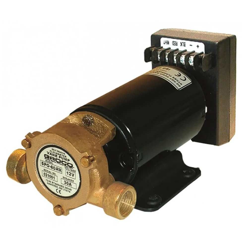 GROCO Commercial Duty Remote Reversing Vane Pump - 12V