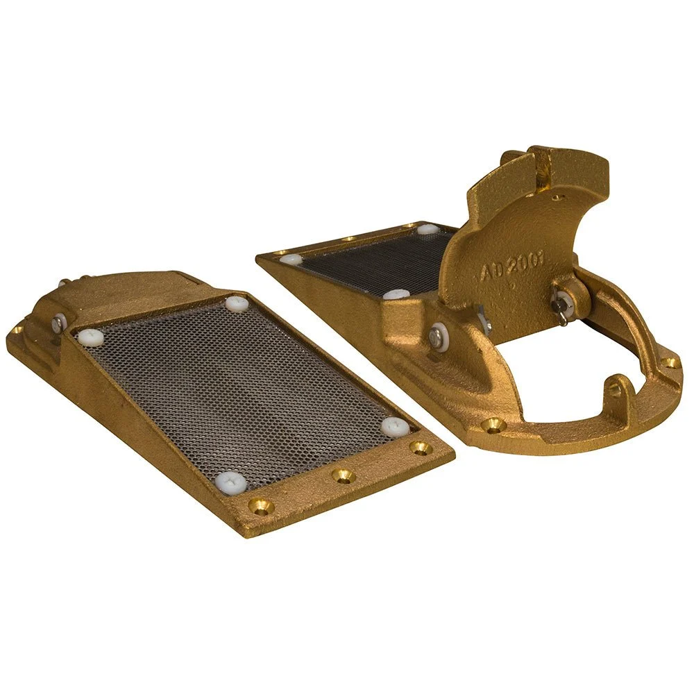 Groco Perforated Hull Strainer w/Access Door 3" Max Thru-Hull – Boat Pump & Plumbing Part
