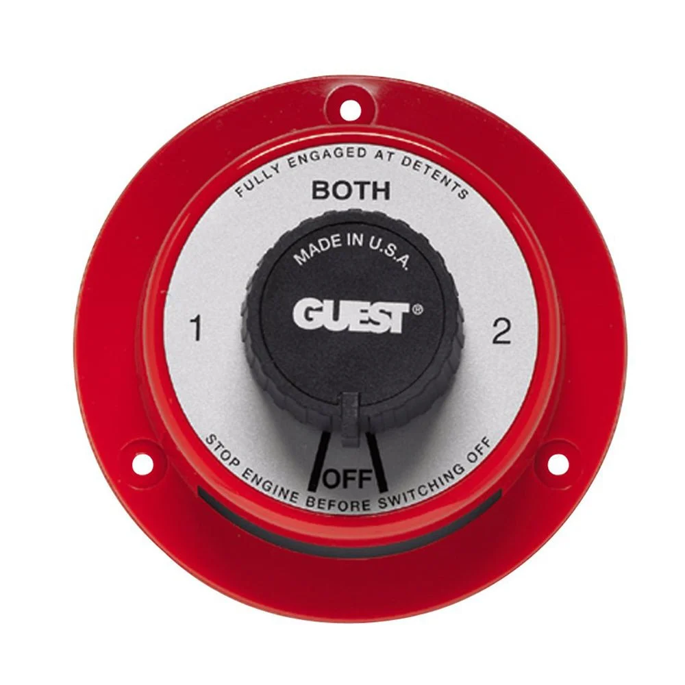 Guest 2101 Cruiser Series Battery Selector Switch w/o AFD – Marine Electrical Replacement Part