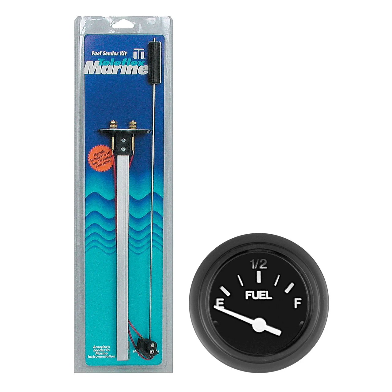 Sierra 56948P Universal Fuel Sender Kit with Gauge - 56948P