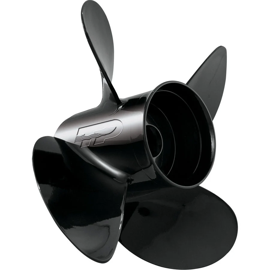 Turning Point Propellers 21501530 Hustler 4-Blade Aluminum Propeller for 90-300+hp Engines with 4.75" Gearcase - 15" x 15", Right Hand Prop LE-1515-4 - 21501530